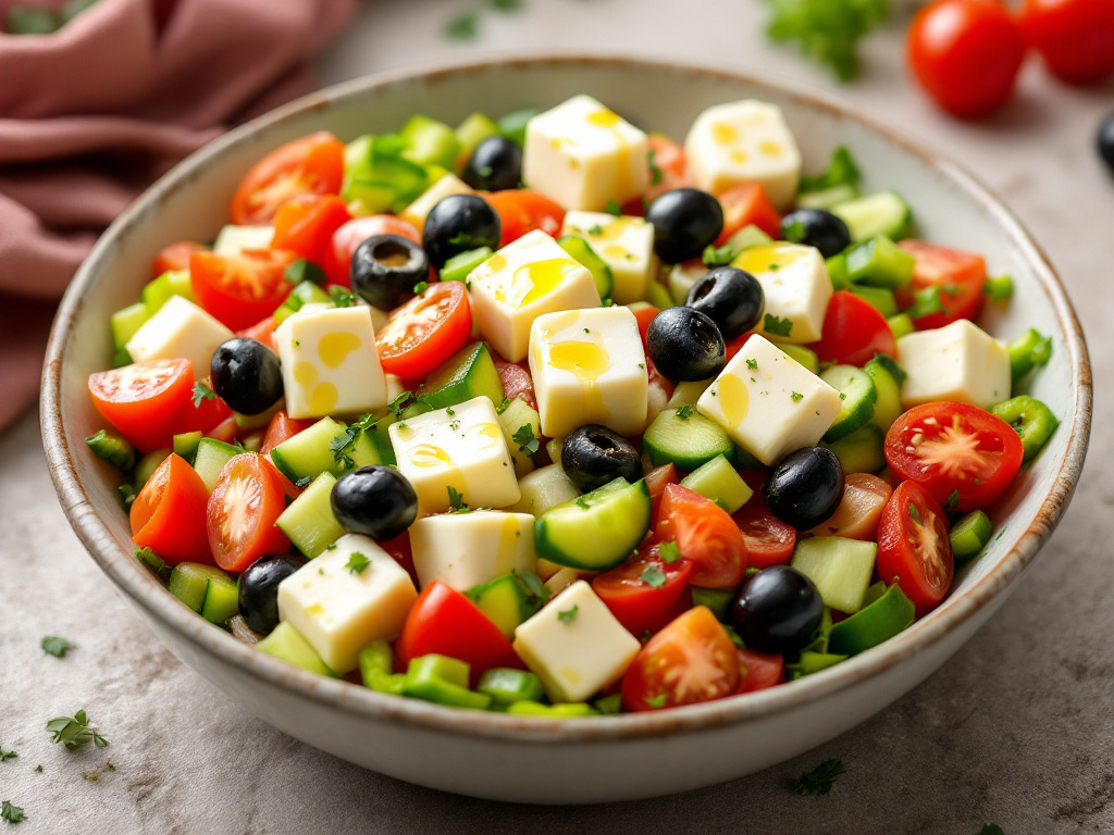 Peynirli Salata