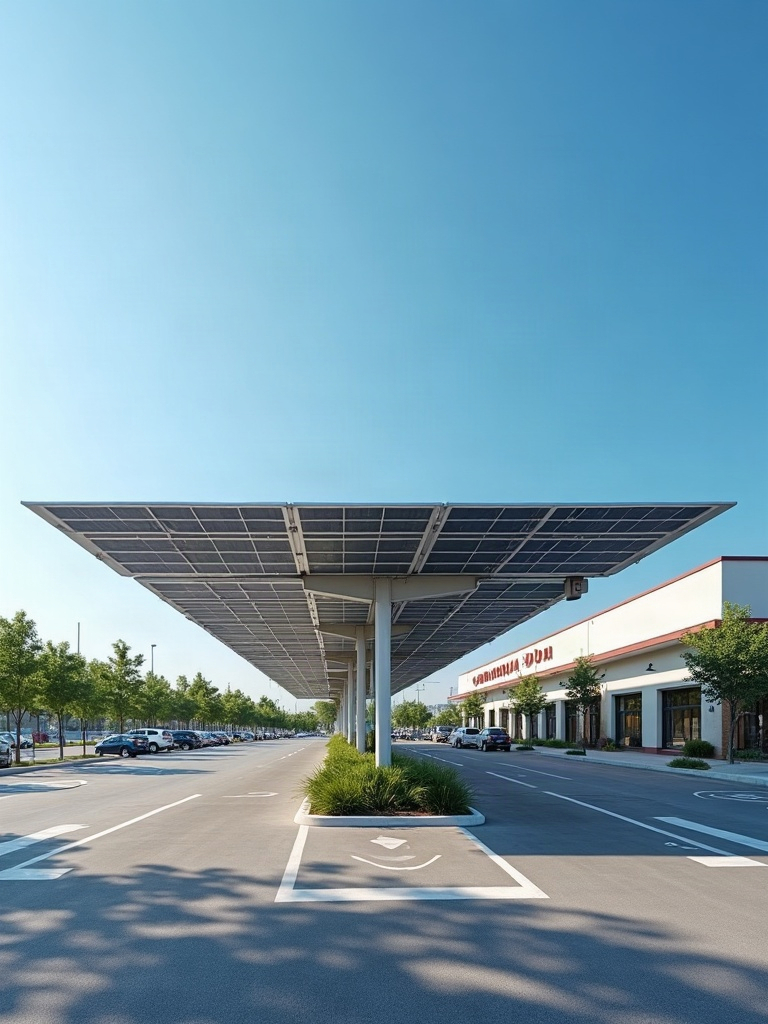 AVM Otoparkı Solar Carport