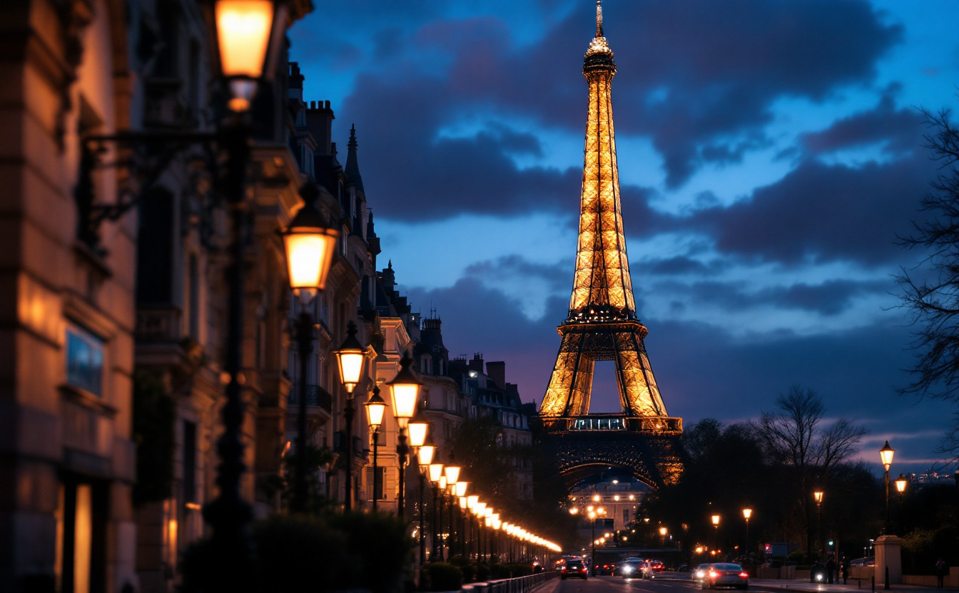 Paris'te Akşam Yürüyüşü